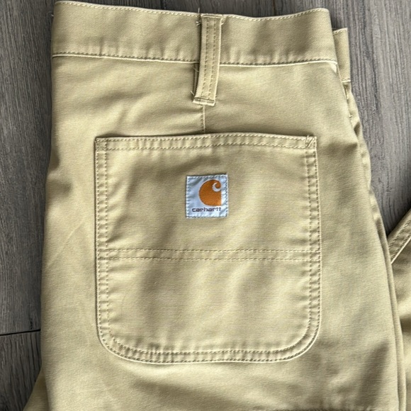 Carhartt Men's Tan Work Pants 36”x32” - Picture 2 of 7